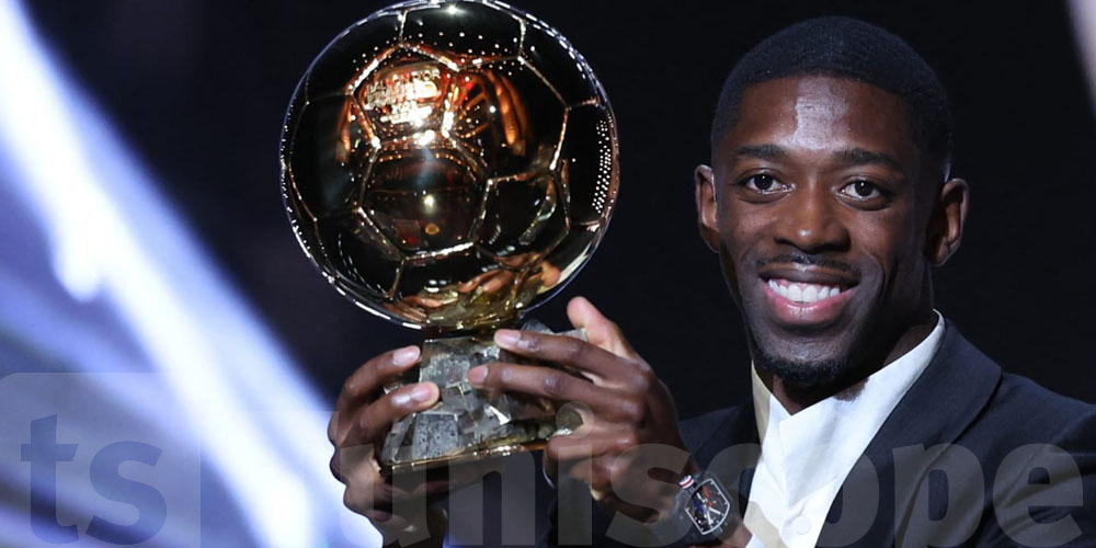 ديمبيلي يتوج بجائزة ''غلوب سوكر'' كأفضل لاعب في 2025