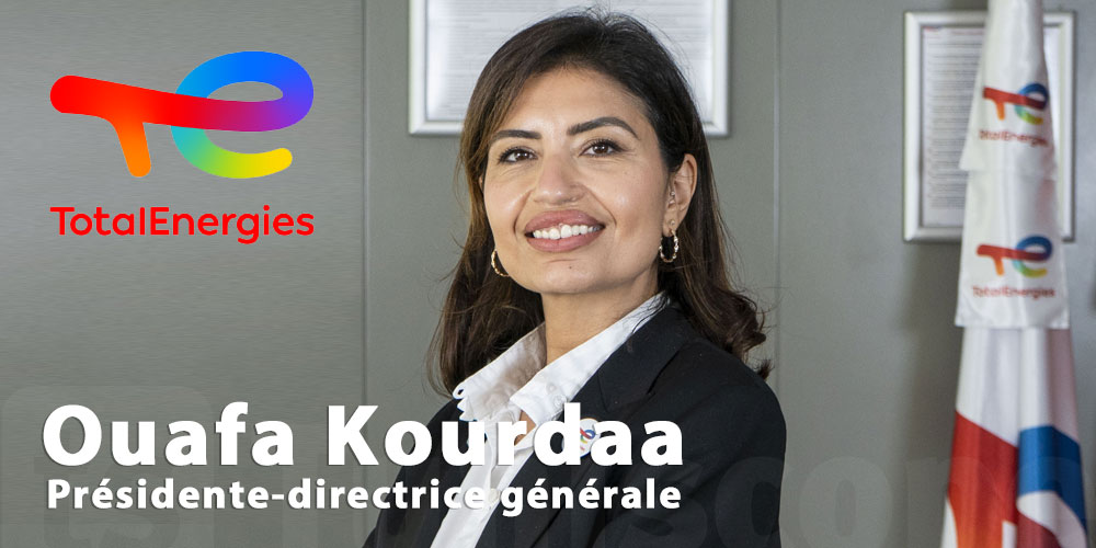 Mme Ouafa KOURDAA devient Présidente-directrice générale de TotalEnergies Marketing Tunisie et succède à M. Mutaz NAZZAL