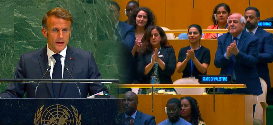 Emmanuel Macron : 'Je déclare que la France reconnaît aujourd’hui l’État de Palestine'