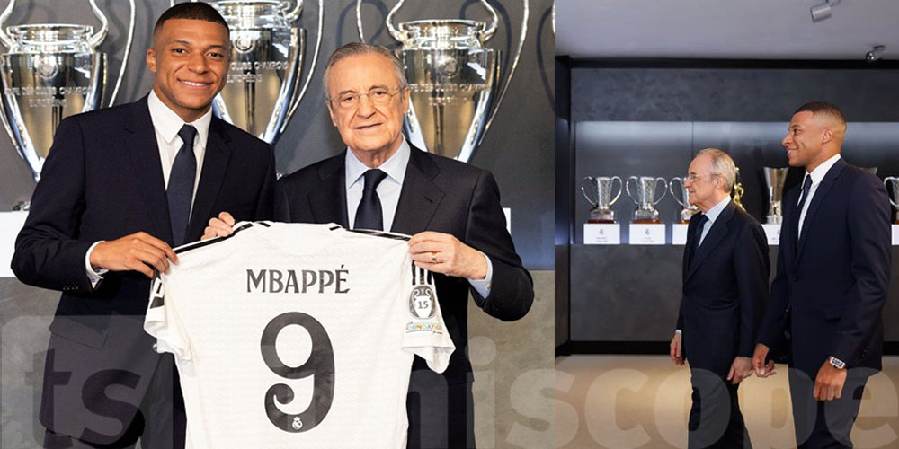 Kylian Mbappé signe officiellement son contrat avec le Real Madrid