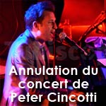Annulation du concert de Peter Cincotti au Jazz à Carthage