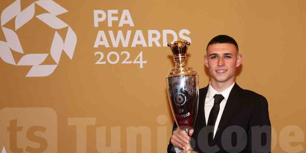 Premier League : Phil Foden élu meilleur joueur de l'année