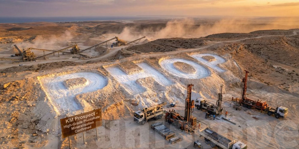PhosCo découvre deux nouveaux gisements de phosphate à Kasserine