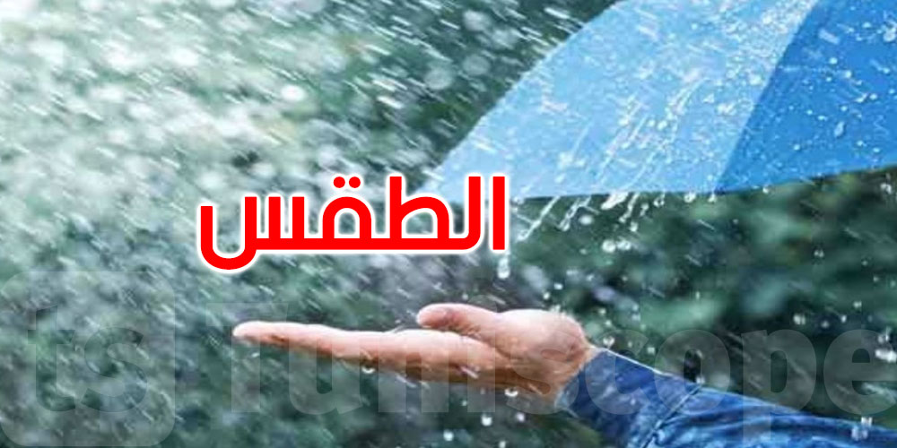 طقس اليوم: أمطار رعدية بالشمال والوسط ودرجات حرارة معتدلة