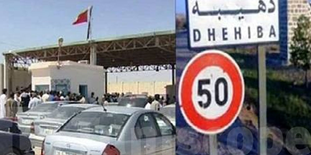 Grand afflux de passagers au poste frontalier de Dhehiba