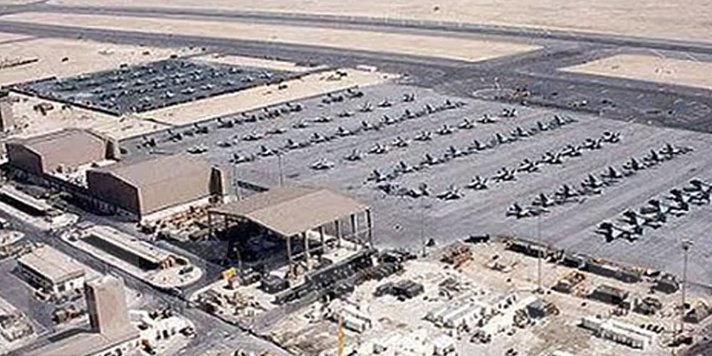 عاجل: وزارة الدفاع القطرية: اعتراض هجمة صاروخية استهدفت قاعدة العديد الجوية