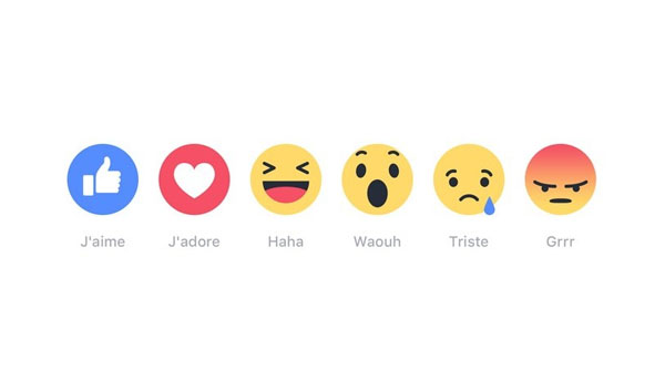 Facebook lance ''Réactions'' pour ne plus se contenter du bouton Like