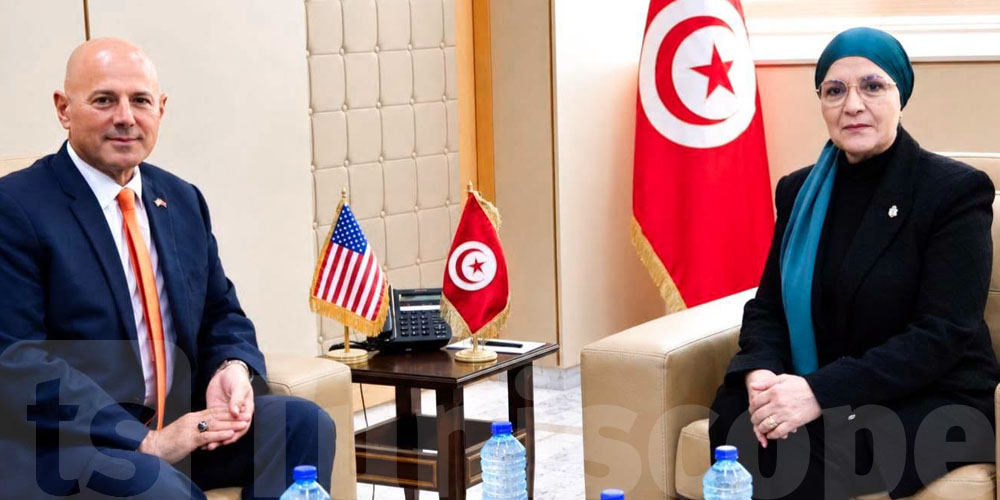 وزيرة العدل تستقبل السفير الأمريكي… شنوّة صار في اللقاء؟
