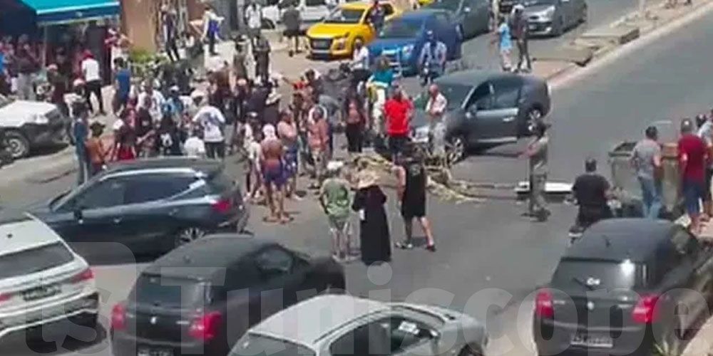 Colère à Nabeul : des routes bloquées après plusieurs jours sans eau ni courant