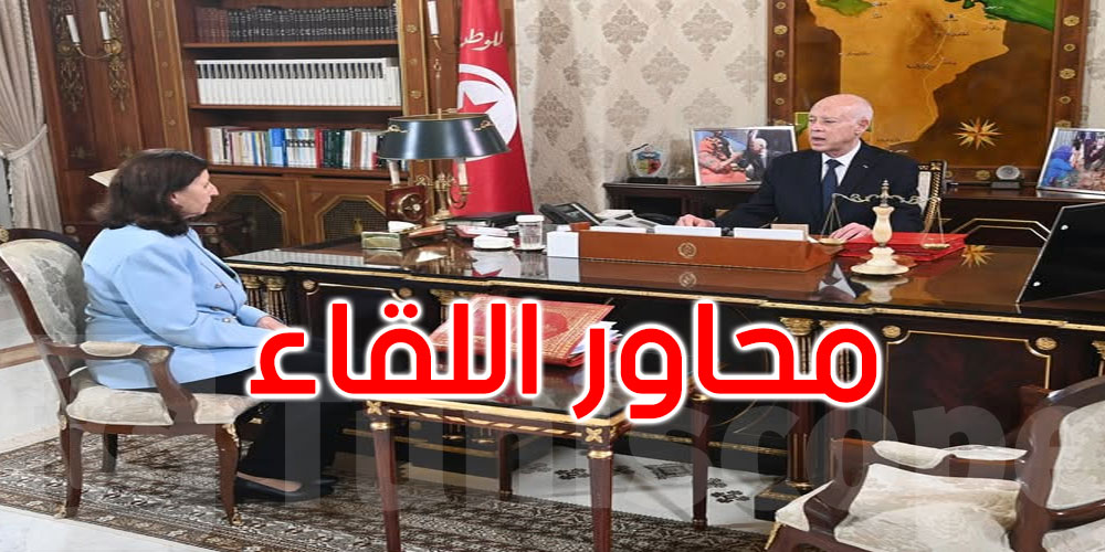 ماذا في لقاء رئيس الجمهورية بسارة الزعفراني الزنزري؟