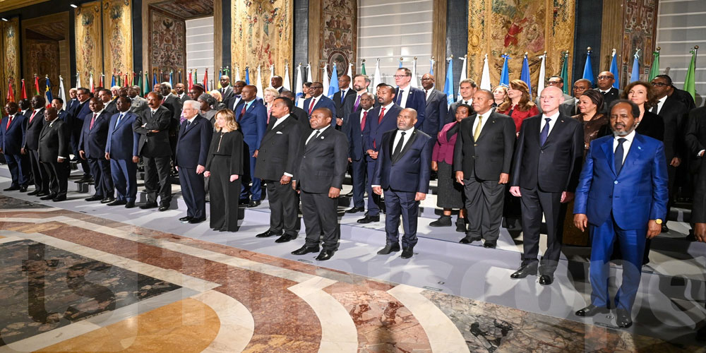 صور: مشاركة رئيس الجمهورية في حفل العشاء الذي أقيم لرؤساء وفود قمة إيطاليا إفريقيا