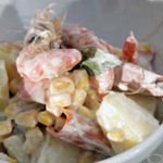 Koujinetna : Salade de crevettes