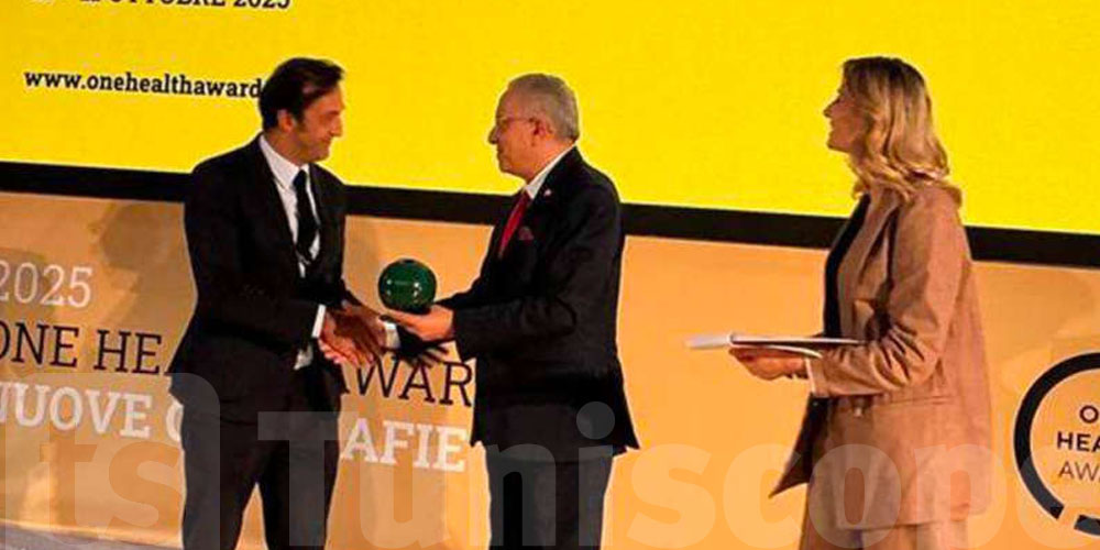 La Tunisie lauréate du ''One Health Award 2025''