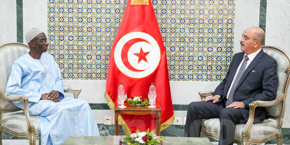 Mohamed Ali Nafti reçoit l’ambassadeur du Sénégal en Tunisie