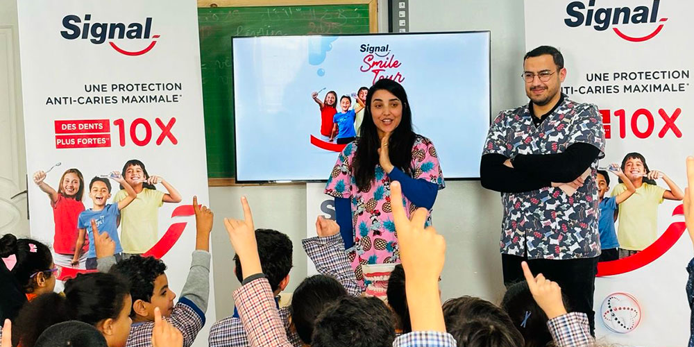 جولة Signal Smile Tour : مبادرة تعليمية لابتسامات مشرقة في المدارس التونسية