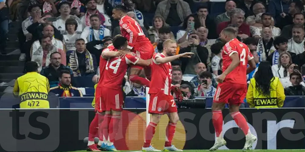  فوز مثير لبايرن ميونيخ على ريال مدريد برباعية يقوده إلى نصف النهائي  