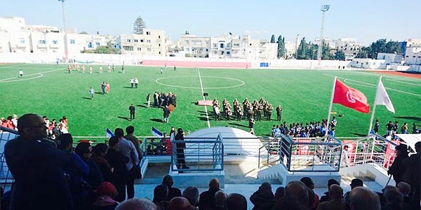 Inauguration du nouveau Complexe sportif municipal du Kram