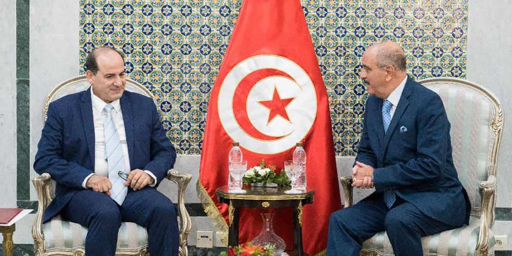 Mohamed Ali Nafti reçoit l'ambassadeur de Syrie à Tunis