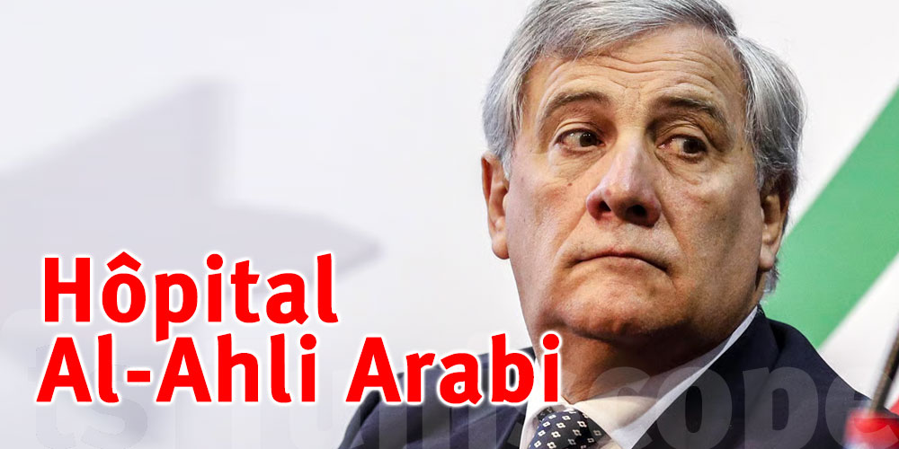 Antonio Tajani exprime sa consternation et sa solidarité après l'attaque à l'hôpital Al Ahli