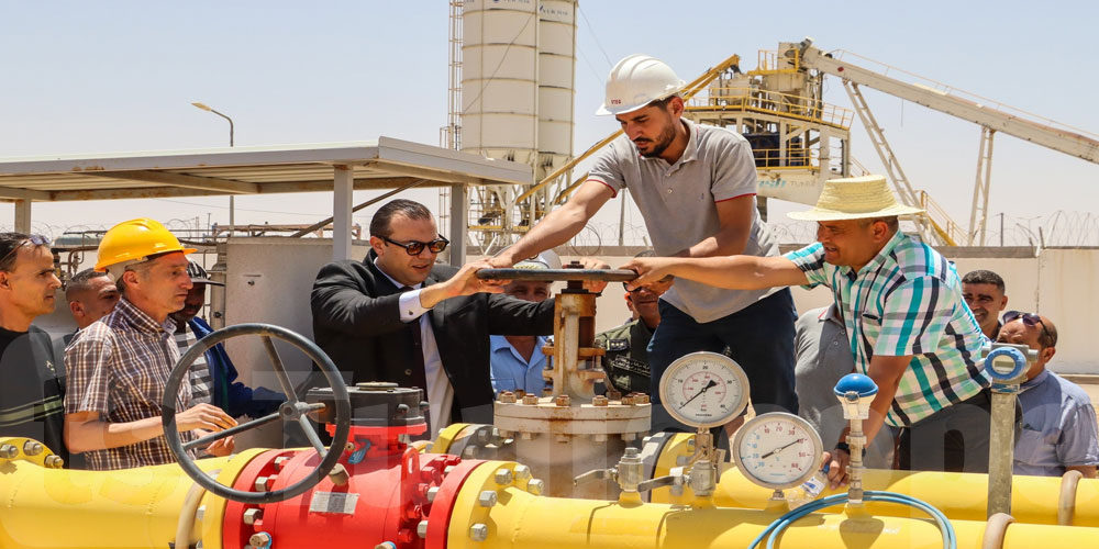 انطلاق عملية تسريح الغاز الطبيعي بشبكة نقل الغاز بتطاوين
