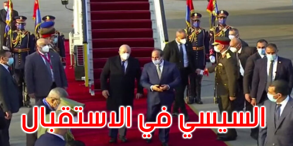 الرئيس الجزائري يصل إلى القاهرة 