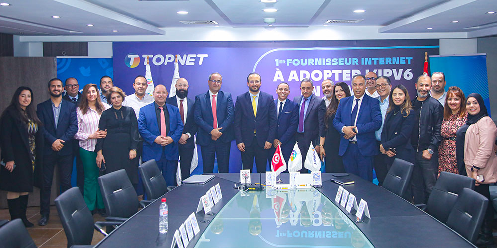 Topnet premier fournisseur internet à adopter l’ipv6 en Tunisie