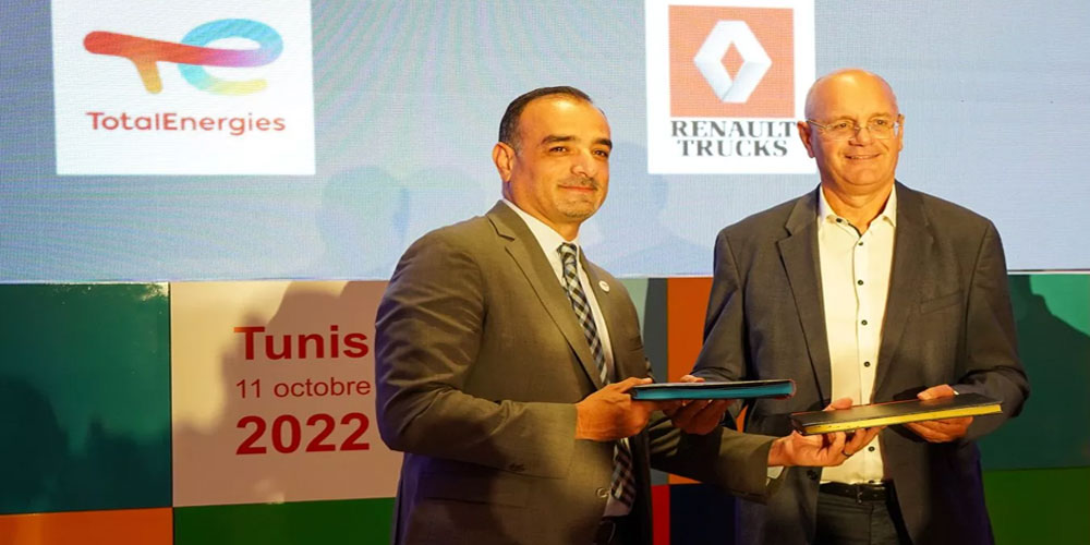 TotalEnergies Marketing Tunisie et Renault Trucks signent un contrat de partenariat