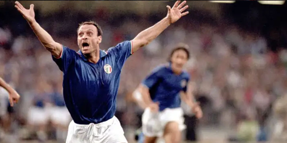 L’Italien Toto Schillaci, meilleur joueur du Mondial 1990 n’est plus