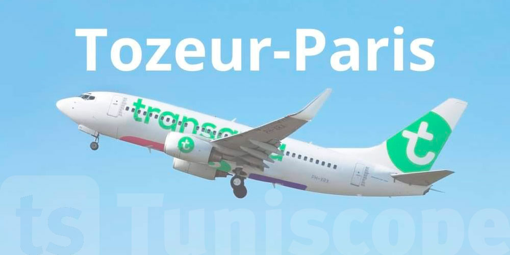 Prolongation de la ligne aérienne Tozeur-Paris en vue