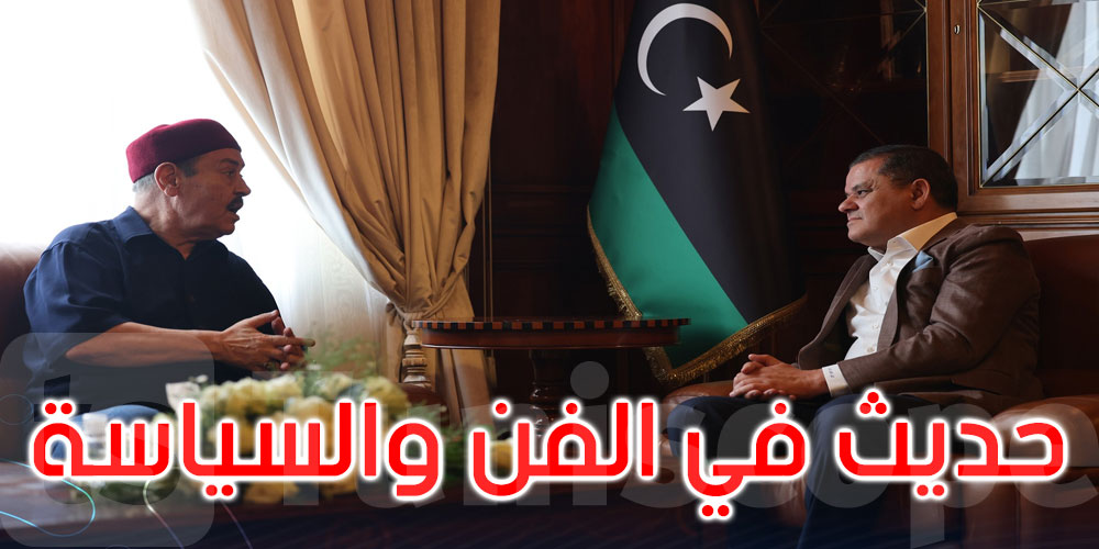 ليبيا: عبد الحميد الدبيبة يستقبل الفنان لطفي بوشناق