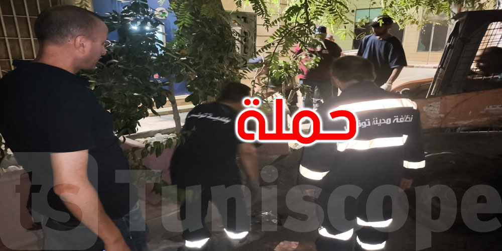   بلدية تونس تزيل 103 حواجز من الأرصفة لتحرير الطرقات