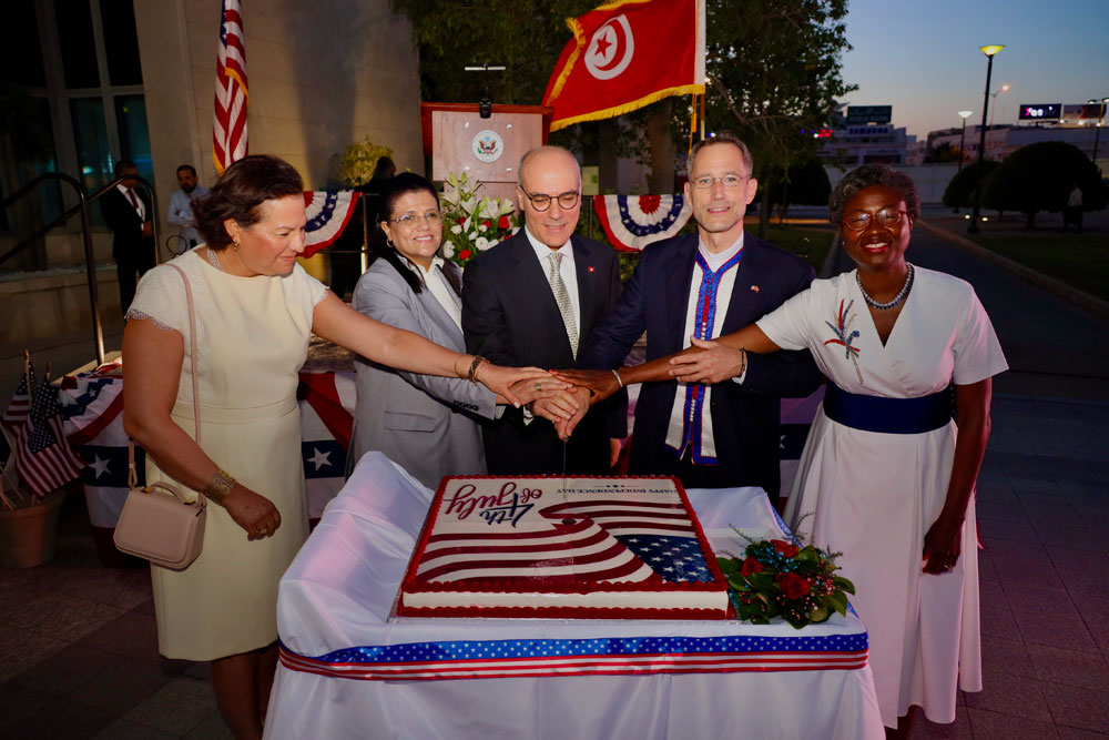 L'ambassade des Etats-Unis à Tunis fête le 248e anniversaire de l'indépendance