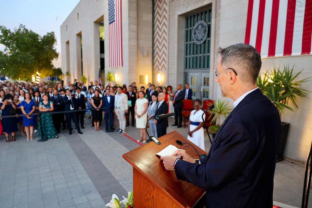 سفارة الولايات المتحدة بتونس تحتفل بالذكرى 248 لاستقلال الولايات المتحدة الأمريكية