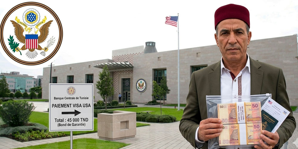 عاجل: فرض ضمان مالي يصل إلى 15 ألف دولار على التأشيرة الأمريكية للتونسيين بداية من 2 أفريل 2026