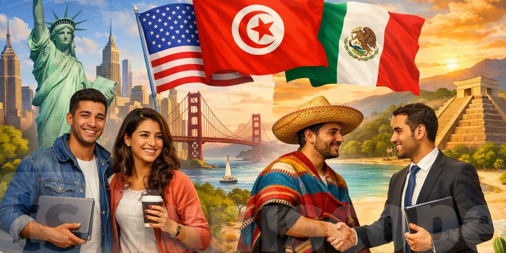 عاجل : فرصة لأبناء الجالية التونسية في الولايات المتحدة والمكسيك