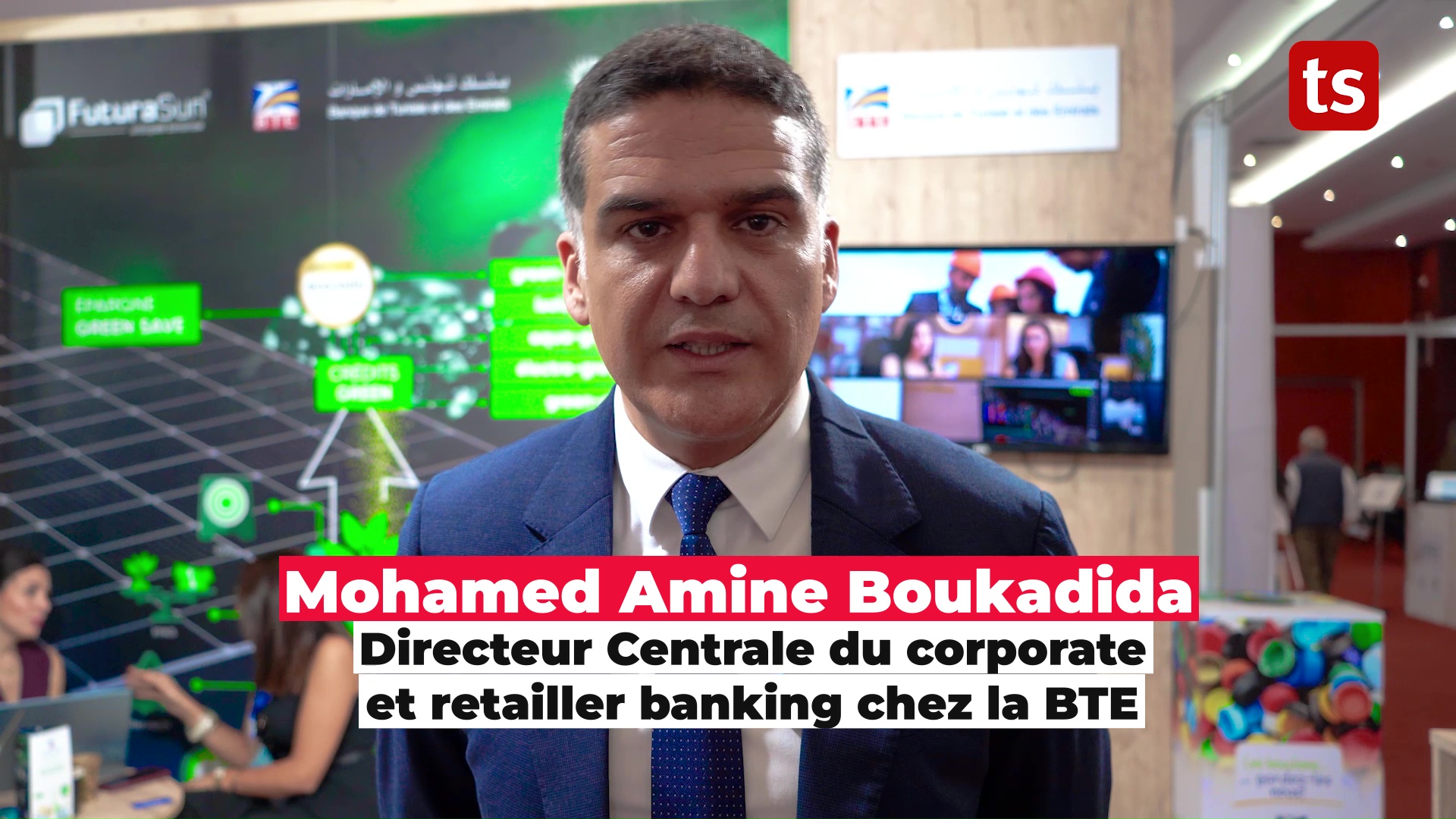 Mohamed Amine Boukadida met en lumière les comptes NEO BTE au Salon du Développement Durable