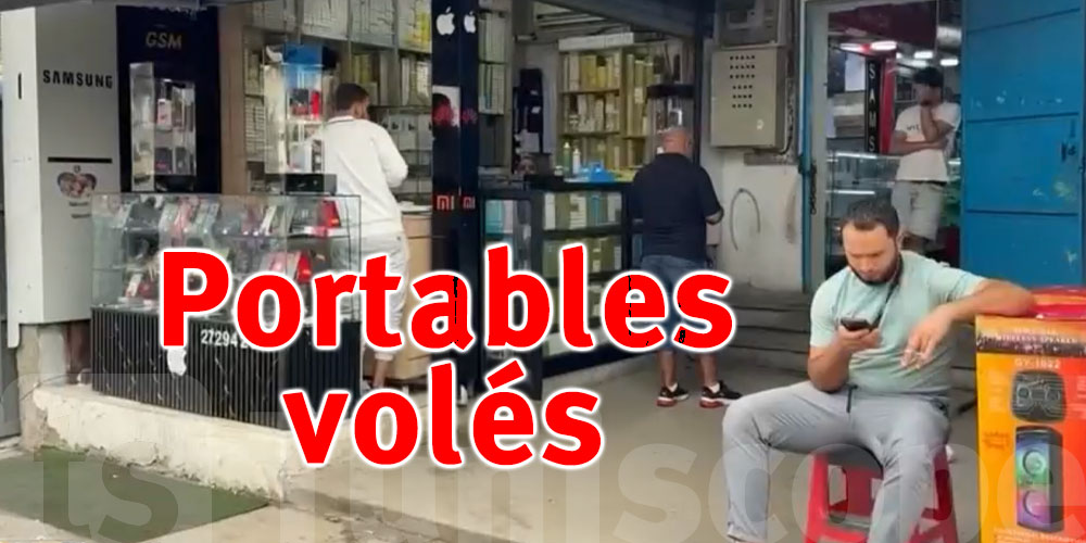 Téléphones volés en France et vendus au ''Souk'' de Moncef Bey