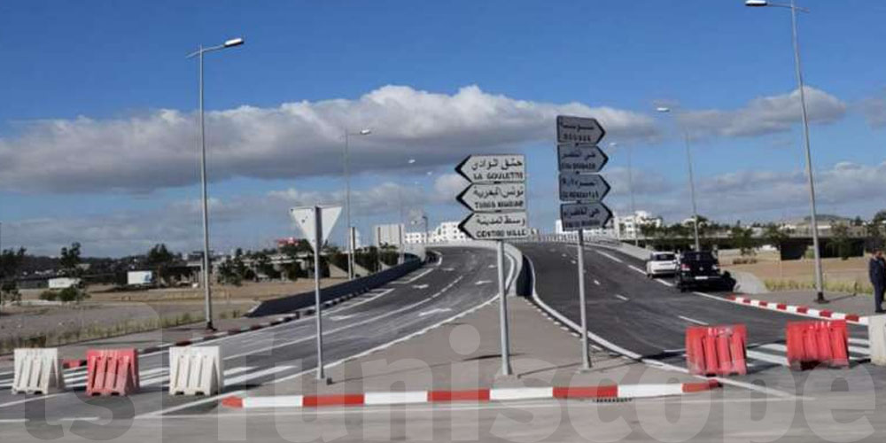 La route radiale X20 avance : un nouveau tronçon ouvert à La Manouba
