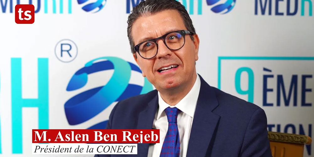 Aslen Ben Rejeb Président de la Conect au MEDRH 2025